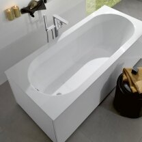 Taisnstūra vanna VILLEROY & BOSH Oberon no Quaryl materiāla 800 x 1800 mm